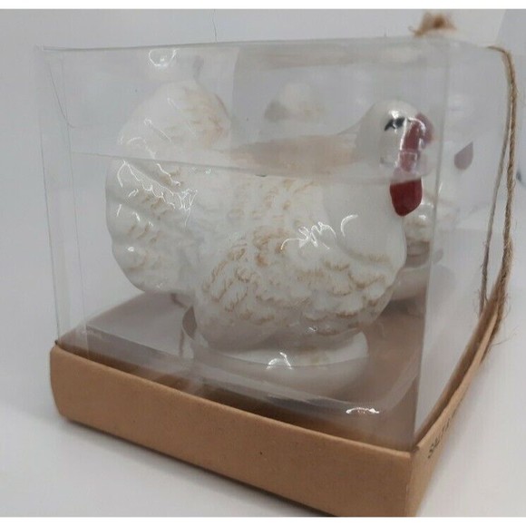 TURKEY Salt and Pepper Ceramic Shakers  - Boston warehouse - Picture 7 of 8